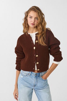 رویه قهوه ای زنانه اکریلیک Stradivarius - کد 889954728