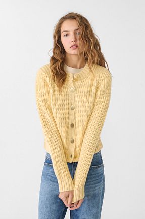 رویه طلائی زنانه اکریلیک Stradivarius - کد 889954714