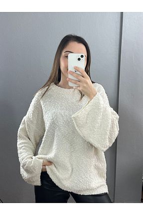 پلیور نباتی زنانه بافت دار AYYEL - کد 889961449