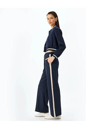 شلوار کرمگن سرمه ای زنانه جیب دار Koton - کد 889987317