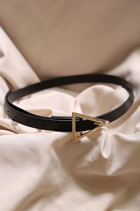 کمربند مشکی زنانه چرم مصنوعی Vitastyle - کد 889993555