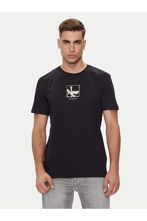 تیشرت مشکی مردانه اورسایز Calvin Klein - کد 849799661