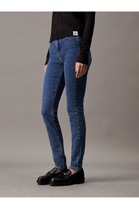 شلوار جین سرمه ای زنانه پاچه ساده Calvin Klein - کد 829486177