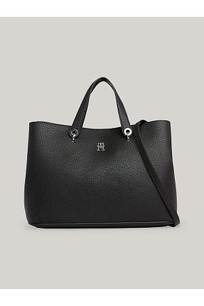 کیف دوشی مشکی زنانه چرم مصنوعی Tommy Hilfiger - کد 797209397