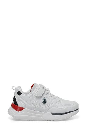 کفش اسنیکر سفید بچه گانه بند دار U.S. Polo Assn. - کد 855712827