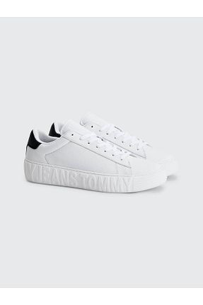 کفش اسنیکر طلائی مردانه بند دار Tommy Hilfiger - کد 759545119