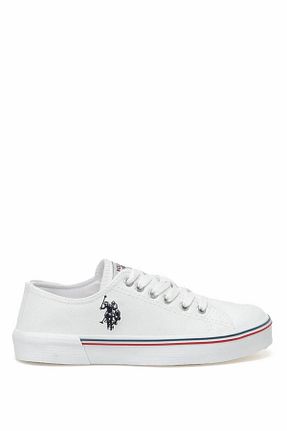 کفش اسنیکر سفید زنانه بند دار U.S. Polo Assn. - کد 843761577