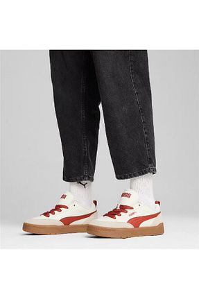 کفش اسنیکر صورتی زنانه بند دار Puma - کد 871921551