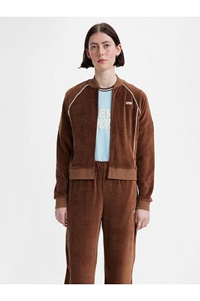 سوئیشرت قرمز زنانه ساده Levi