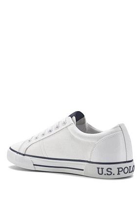 کفش اسنیکر سفید مردانه بند دار U.S. Polo Assn. - کد 818537983