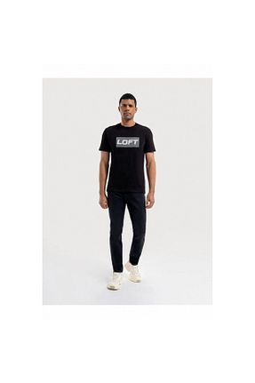 شلوار جین مشکی مردانه جین Loft - کد 815320641
