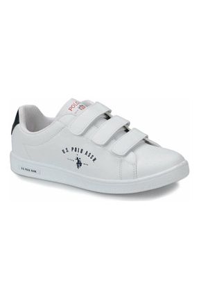 کفش اسنیکر سفید زنانه چرم مصنوعی U.S. Polo Assn. - کد 247840924