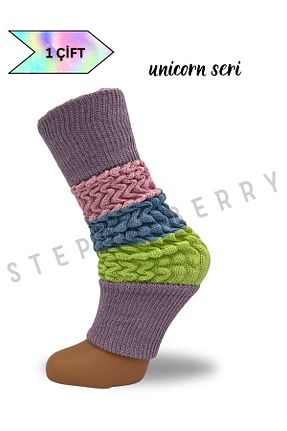جوراب رنگی بچه گانه پنبه ای STEPPE BERRY - کد 872938020