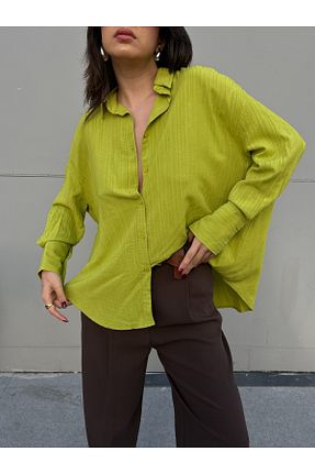 پیراهن سبز زنانه اورسایز minaaise - کد 848608623