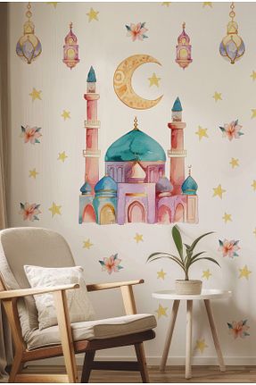 استیکر دیوار رنگی 5+ MSticker - کد 889943713