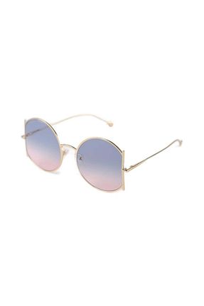 عینک آفتابی طلائی زنانه UV400 Salvatore Ferragamo - کد 291748772