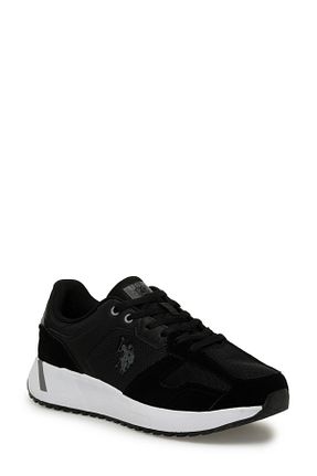 کفش اسنیکر مشکی مردانه بند دار U.S. Polo Assn. - کد 819028395