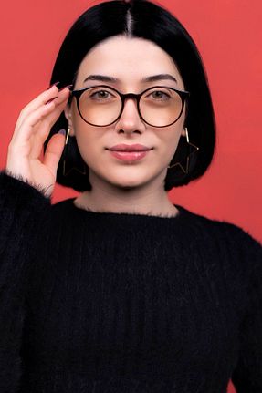 عینک محافظ نور آبی قهوه ای زنانه مات Focus On - کد 100206491