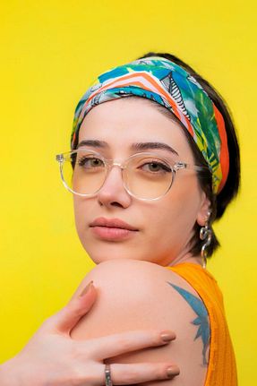 عینک محافظ نور آبی نارنجی زنانه Degrade Focus On - کد 100199959