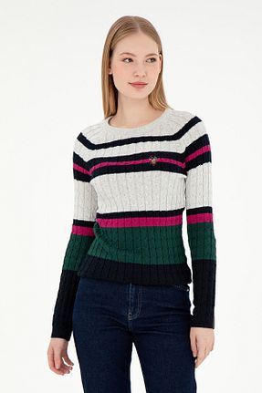 پلیور سرمه ای زنانه ساده U.S. Polo Assn. - کد 890143533