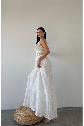 لباس سفید زنانه بافتنی WIENELLA - کد 832763099