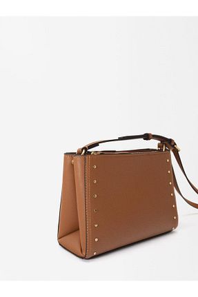 کیف دوشی قهوه ای زنانه چرم مصنوعی Parfois - کد 872945214