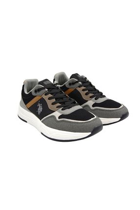 کفش اسنیکر مشکی مردانه بند دار U.S. Polo Assn. - کد 726302105
