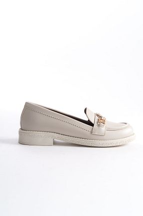 کفش کلاسیک بژ زنانه پاشنه کوتاه (1 - 4 سانتی متر) shoe for me - کد 890827080