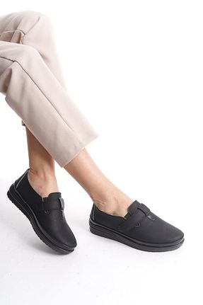 کفش کژوال مشکی زنانه چرم مصنوعی CZ London - کد 890165759