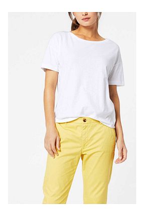 تیشرت سفید زنانه رگولار Dockers - کد 96011526