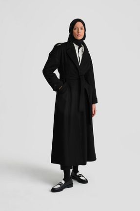 کلاه و ابایا مشکی زنانه پلی استر Armine - کد 871290321