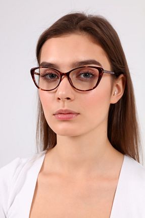 عینک محافظ نور آبی قهوه ای زنانه 53 PETİTO - کد 200467306
