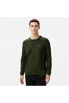 پلیور خاکی مردانه تنگ Lacoste - کد 890183612