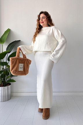 لباس نباتی زنانه بافتنی MaziButik - کد 890843844