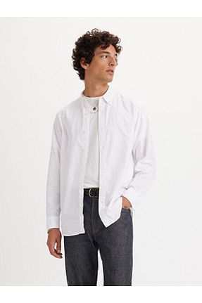 پیراهن سفید مردانه رگولار Levi
