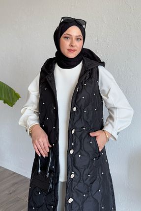 جلیقه حجاب مشکی زنانه رگولار InStyle - کد 890207436