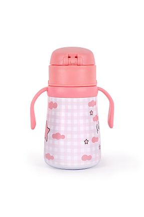 بطری آب و قمقمه صورتی Milk & Moo - کد 890235542