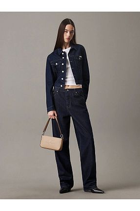 کیف دوشی بژ زنانه چرم مصنوعی Calvin Klein - کد 883426654