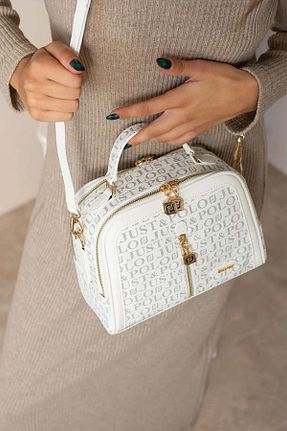کیف دوشی صورتی زنانه چرم مصنوعی Just Polo - کد 134519572