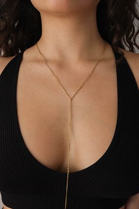 اکسسوری بدن طلائی زنانه استیل ضد زنگ ESBAFLOR - کد 890244830