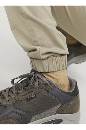 شلوار بژ مردانه پنبه ای Jack & Jones - کد 845848140