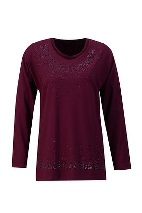 بلوز بنفش زنانه رگولار Armine - کد 891741734