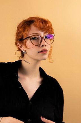 عینک محافظ نور آبی قهوه ای زنانه مات Focus On - کد 446363949