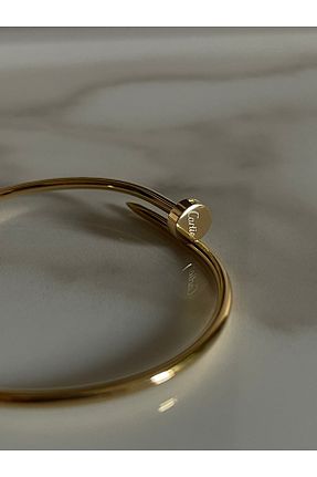 دستبند استیل (فولاد) طلائی زنانه استیل (فولاد) ZWEIG - کد 890298841