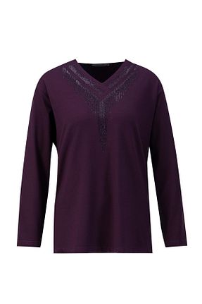 بلوز بنفش زنانه رگولار Armine - کد 891741974