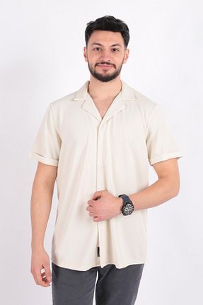 پیراهن بژ مردانه رگولار Cazador - کد 817281344