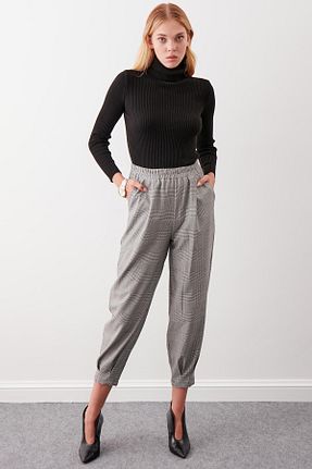 شلوار طوسی زنانه بافتنی Vitrin - کد 355674619