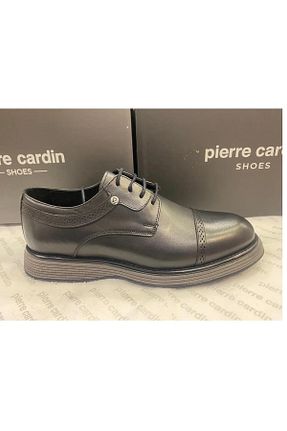 کفش کلاسیک مشکی مردانه چرم خالص Pierre Cardin - کد 803233235