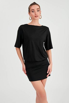 لباس مشکی زنانه بافتنی Vitrin - کد 824337052