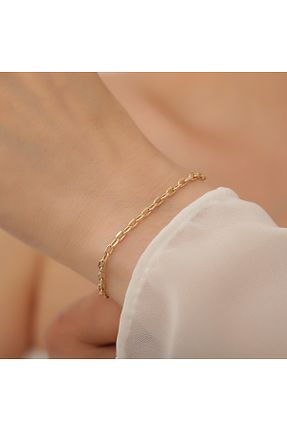 دستبند نقره زرد زنانه 925 عیار Marylebone Silver - کد 890298784